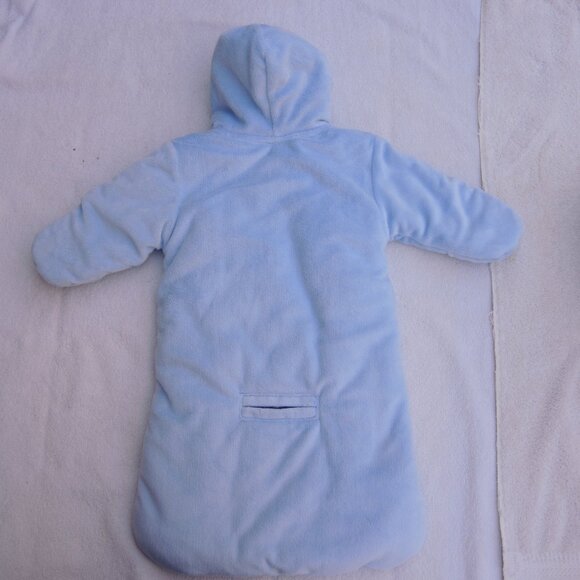 4/$25 Child of Mine Baby Boy Bunting Snap Close Winter Snow Suit Size 3-6 Months - Picture 9 of 10